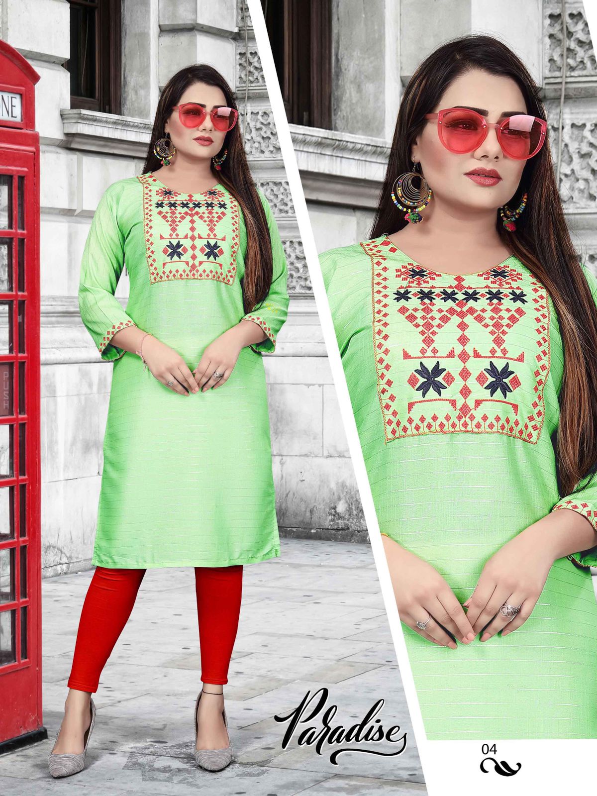 Aagya Paradise 2 Ethnic Daily Wear Rayon Designer Kurti Collection